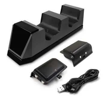 

1Set Dual Slot Charging Station Dock Charger Cable for XBOX ONE/Slim/X Handles