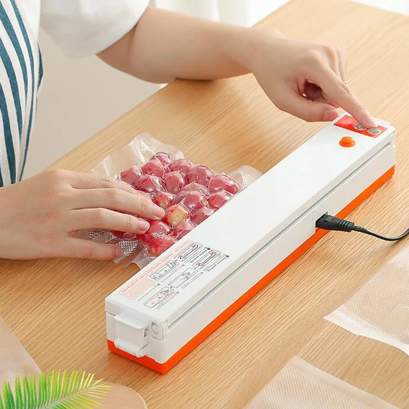 

Vacuum Food Sealer heat plastic sealing Machine bag food storage sealer All Size Vacuum Bag Peanut Portable sealer