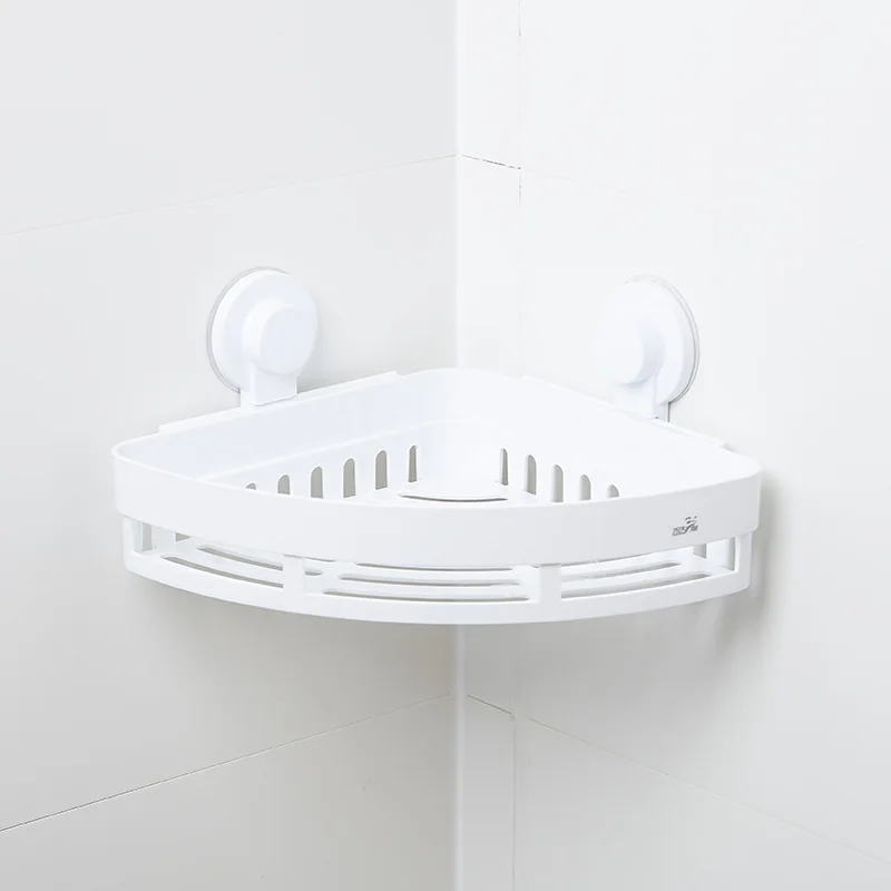 

Kitchen Triangular Nailless Storage Shelf Toilet Bathroom Wall Hangers Storage Rack Corner Storage Rack Bathroom Storage Shelf