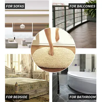

Living Room Rug Long Hair Door ComfortableSoft Floor Mat Carpet 50*80cm Plush Bedroom Chair Rug Sofa Bathroom Livingroom