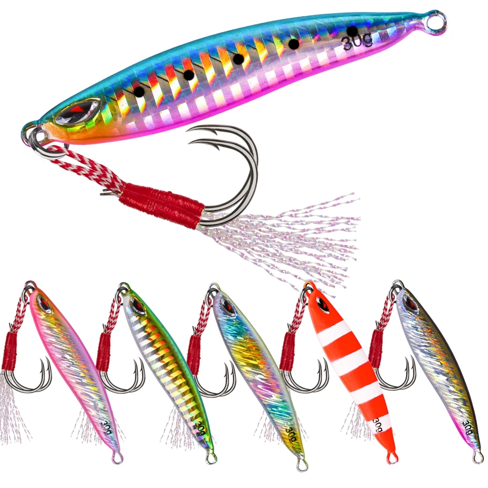 jig metal fishing lure vertical jigging lure artificial bait (2)