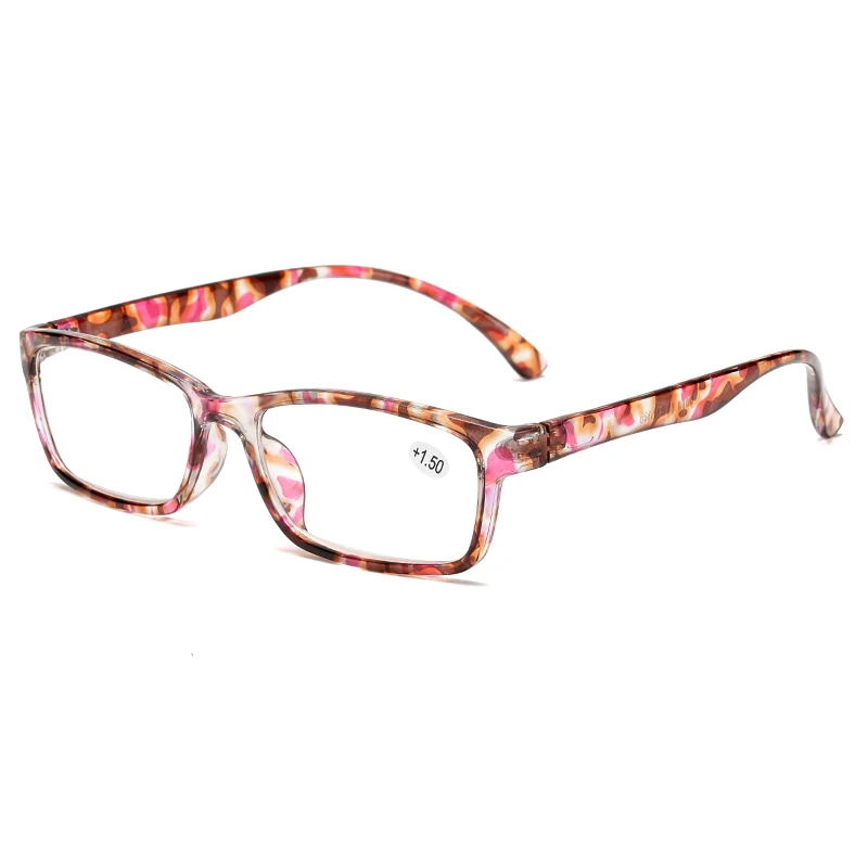 Rectangular Glasses Frame Reading Female Men Women Presbyopia Anti-blue Light Glasses Diopter Hyperopia Prescription Glasses