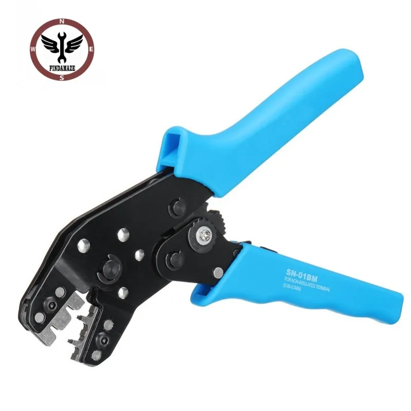 

FINDAMAZE SN-01BM 28B 2549 DuPont Terminal Crimping Tools/Self-adjusting Terminal Cable Crimper Multi-purpose Cold Pressing Tool