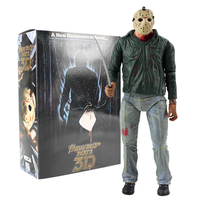 18cm Neca Friday The 13th Part 3 3d 