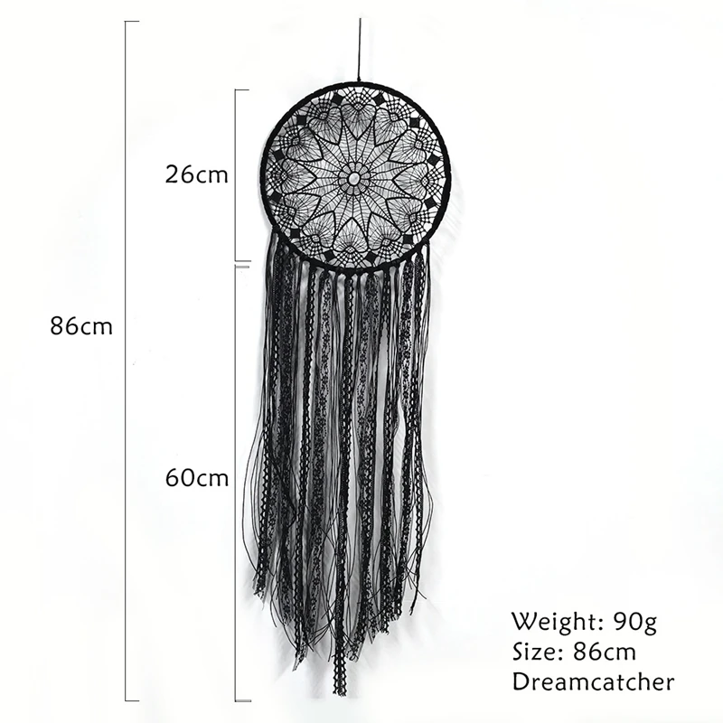 Black Dream Catcher Room Decoration Wedding Dreamcatcher Wedding Decoration Gift for Women