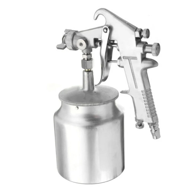 

F75S Silver Air Compressor Paint Spray Gun Car Truck Sprayer Budget Tool Supply