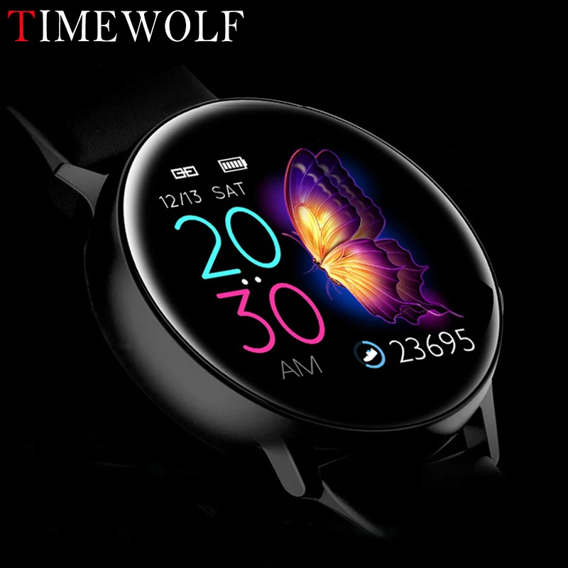 Timewolf Smartwatch Women Elegant Full Touch Women Men Smart Watch
Bluetooth Call Smart Watch For Android Phone Iphone IOS 2020