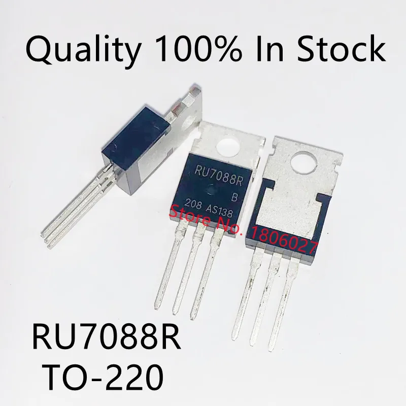 10pcslotRU7088RRU7088TO22070V80Afieldeffecttransistor.jpg
