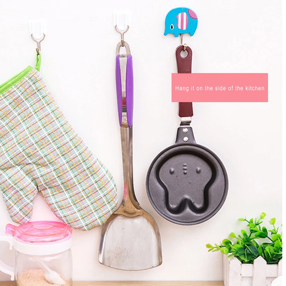Cute Shaped Egg Mould Pans Nonstick Stainless Mini Breakfast Egg Frying Pans Cooking Tools Steel Kitchen Accessoories