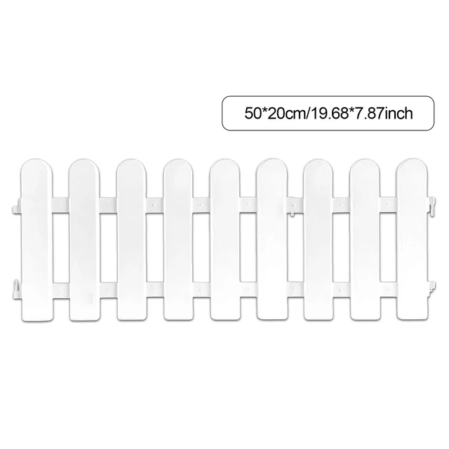 Műanyag Kerítés Udvar Beltéri Kert Óvoda Virágkerti Zöldség Kis Barkács Karácsonyi Dekoráció - Image 2