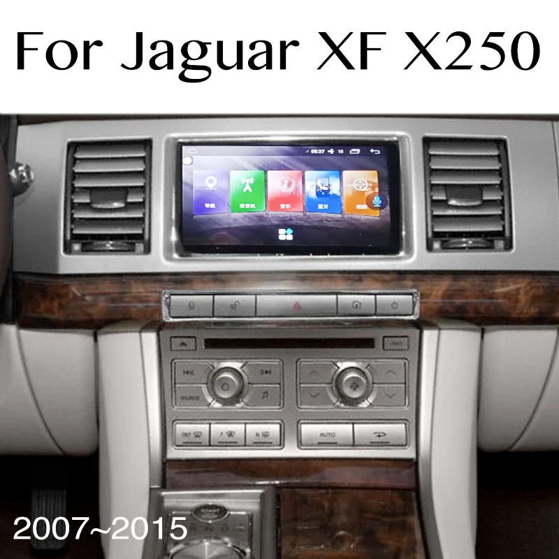 For Jaguar XF X250 250 2007~2015 Car Multimedia Android Screen NAVI GPS Audio Accessories CarPlay Vehicle Radio Navigation