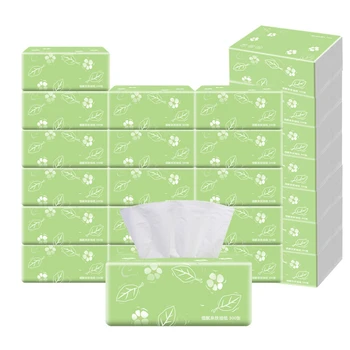 

3 Bags Napkins Baby Paper Home Restaurant Hotel Paper Soft Clean Log Paper Towels Tissue Extractable Thicken Kitchen Paper