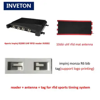 

uhf fixed rfid impinj r2000 reader for floor uhf rfid reader carpet antenna/rfid wristband chip tag marathon race timing system