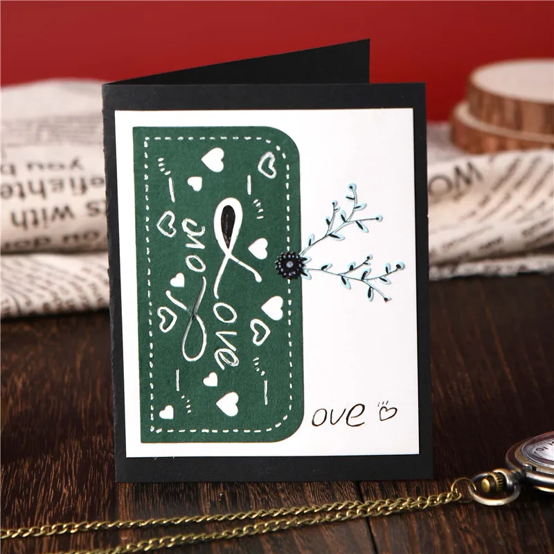 

Eastshape Metal Cutting Dies Love Frame Stencils for DIY Dies Scrapbooking Embossing Paper Die Cut Photo Card Making Crafts