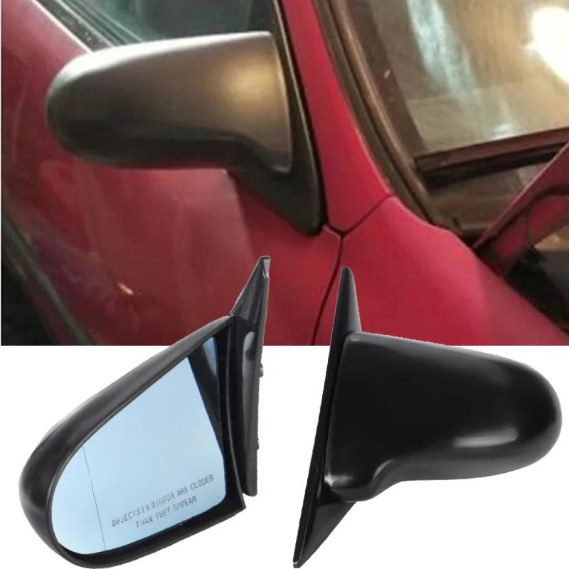 

For Honda Civic 1992-2000 EK EG 4DR Spoon Side Mirror Black Carbon Fiber Look