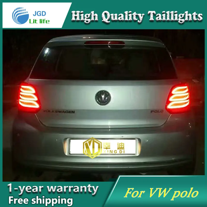Задний фонарь для стайлинга автомобиля VW Volkswagen Polo 2011 2016 светодиодный ние фонари
