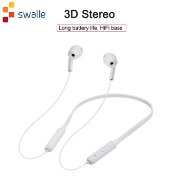 

Bluetooth 5.0 Wireless Earphones 3D Stereo Bass earbuds For Running Sport Headphone Headset with Mic HD call