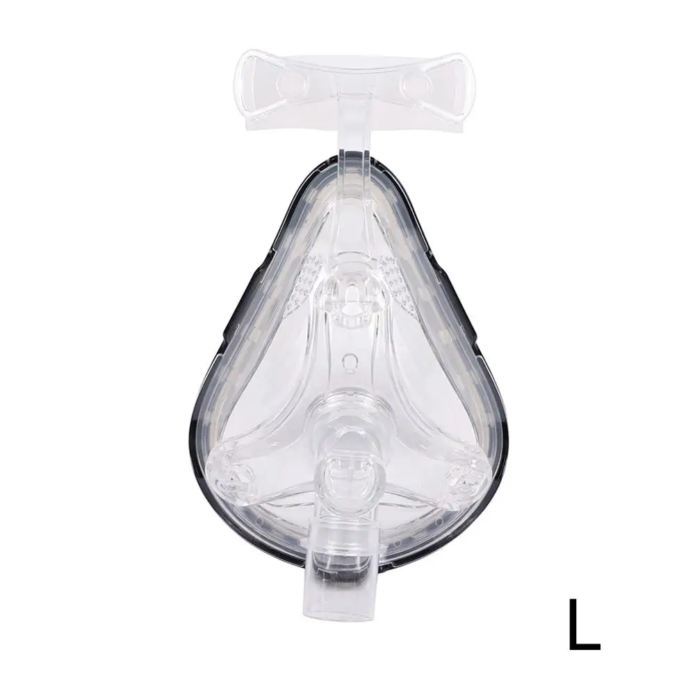 Промо-акция! FM1 полная маска для лица авто CPAP BPAP маска для апноэ сна OSAS храп людей - Цвет: Size L