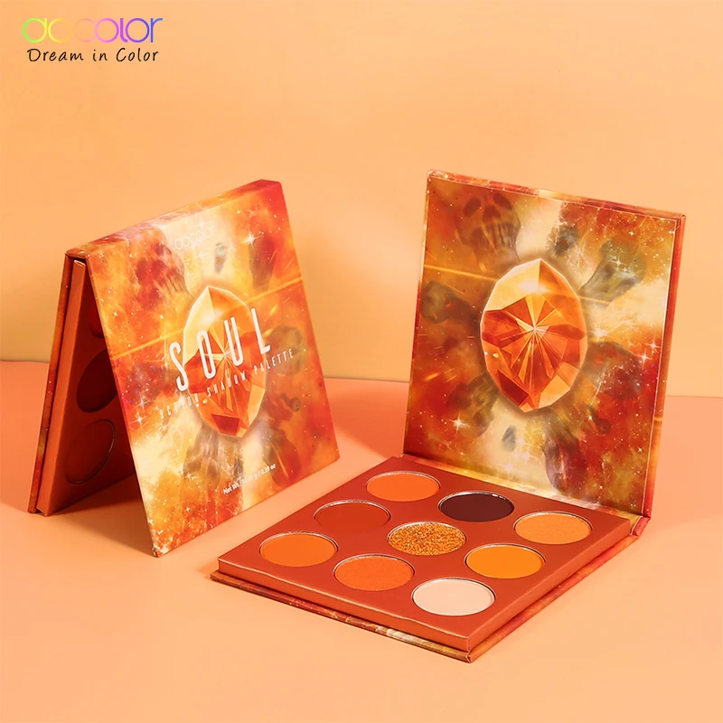 Günstig Docolor Nude Lidschatten Palette Schönheit Make Up 9 Farben Matte Schimmer Glitter Lidschatten Pulver Wasserdicht Pigmentierte Kosmetische Kit