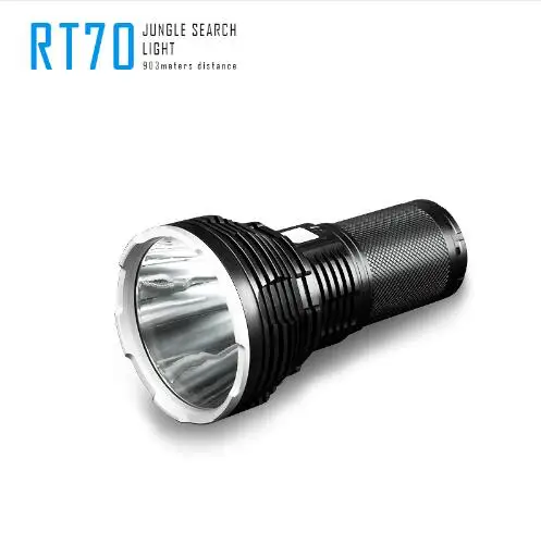 Светодиодный фонарик Imalent RT70 Cree XHP70 2-го поколения, светодиодный фонарь с зарядкой от USB, фонарь с аккумулятором 4X18650, 3000 мА/ч - Испускаемый цвет: without battery