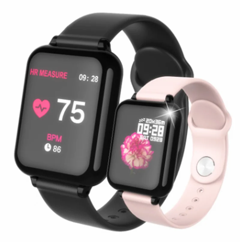 

B57 Smart watches Waterproof Sports for iphone phone Smartwatch Heart Rate Monitor Blood Pressure Functions For Women men kid