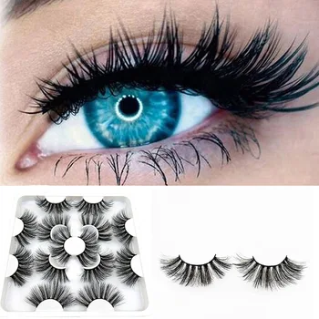 

3D False Eyelashes Natural Thick Long False Eyelashes Dramatic Fake Lashes Makeup Extension Eyelashes maquiagem