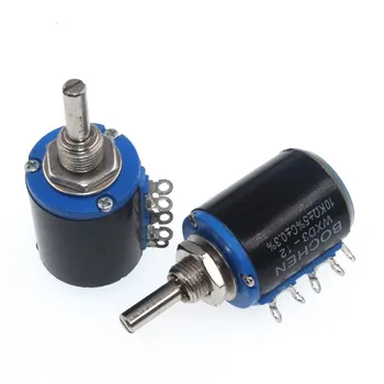 

Multi-Turn Potentiometer Wirewound Resistance with volume adjustme WXD3-12-1W 100R 220R 1k 2.2k 3.3k 4.7k 10k 33k 47K