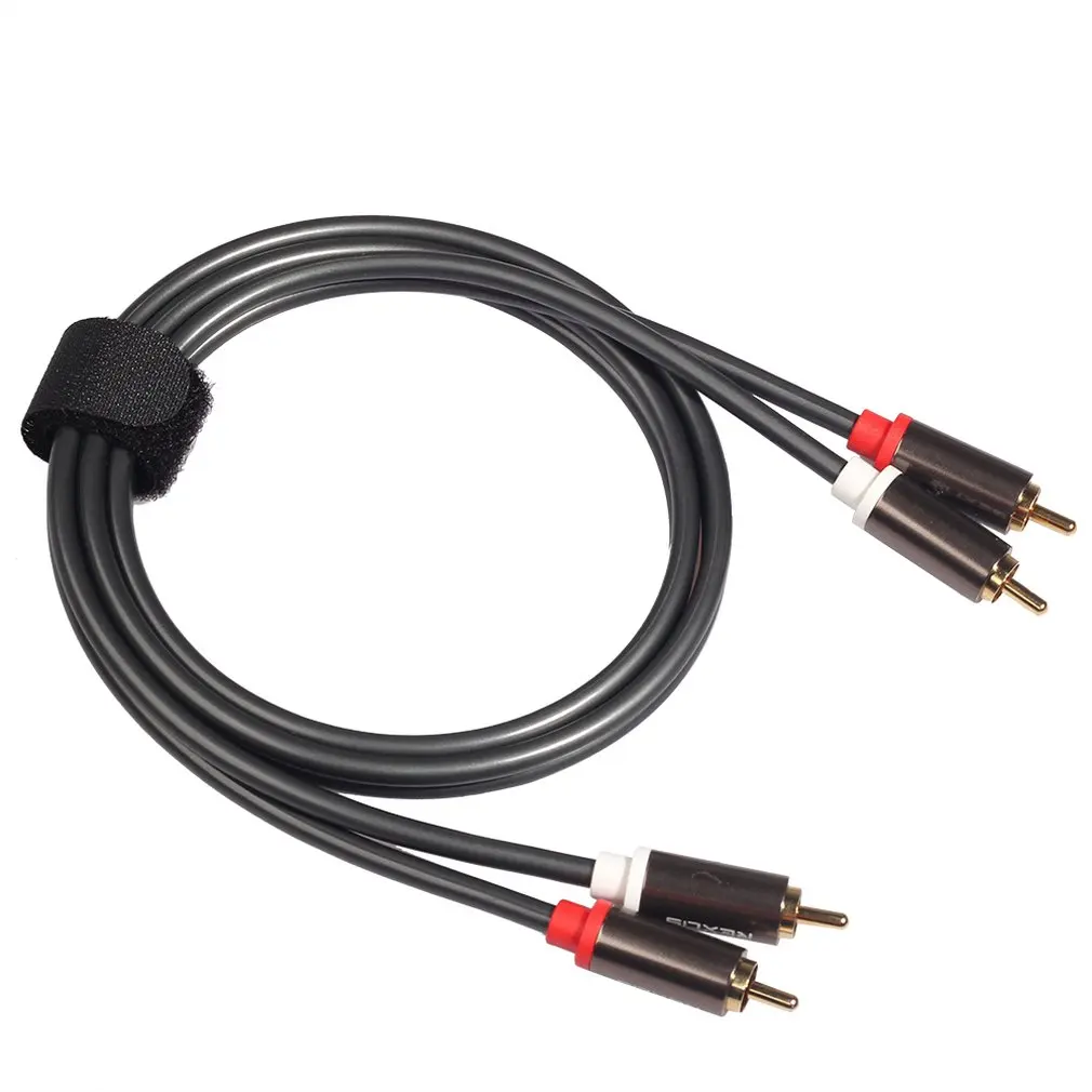 

2Rca To 2 Rca Male To Male Audio Cable Gold-Plated Rca Audio Cable 1M 1.8M 3M 5M 10M Home Theater Dvd Tv Amplifier Cd Speaker