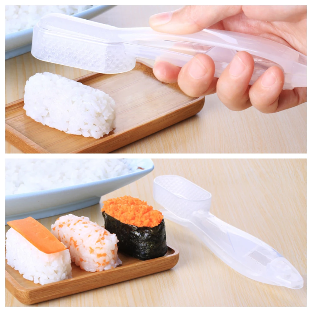 Machine à sushi - forme nigiri - Cuillère à riz - lot de 4