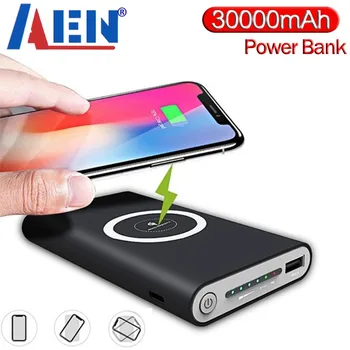 ホットパワー銀行30000 mahポータブル充電powerbank 30000 2600mahのusb poverbank外部バッテリー充電器xiaomi mi 9 8 iphone