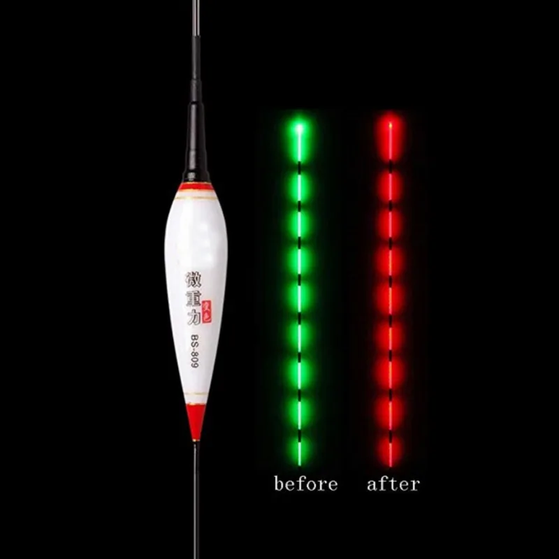 Умный поплавок для рыбалки, датчик гравитации, Электрический светящийся, автоматически меняющийся цвет, напоминающий ночной Световой поплавок, поплавок