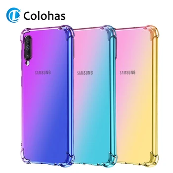 

Gradient bumper Case For Samsung Galaxy A70S A70 A50 A5 A6 A7 A8 A9 Star Lite Pro Plus 2018 A730 A750 A9S A8S A6S A70S A30S M40