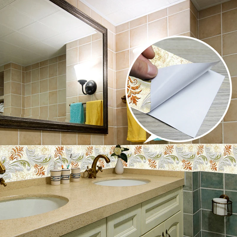 3D Floral Wallpaper Border Stickers - Image 5