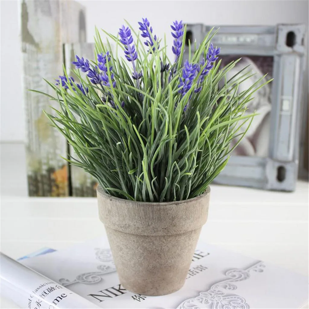 Artificial Flowers Simulation Potted Plants Green Creative Home Decorations Ornaments Fleur Artificielle Fake Flowers