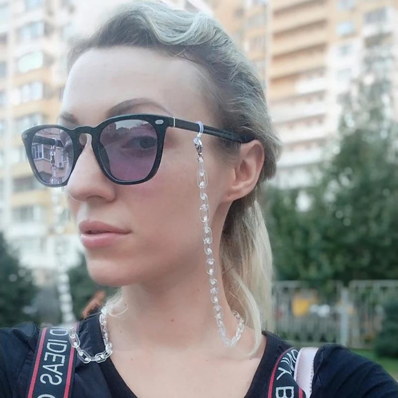 Акриловая цепочка для очков черепаховая шляпа акриловый держатель для солнцезащитных очков ремешок на шею