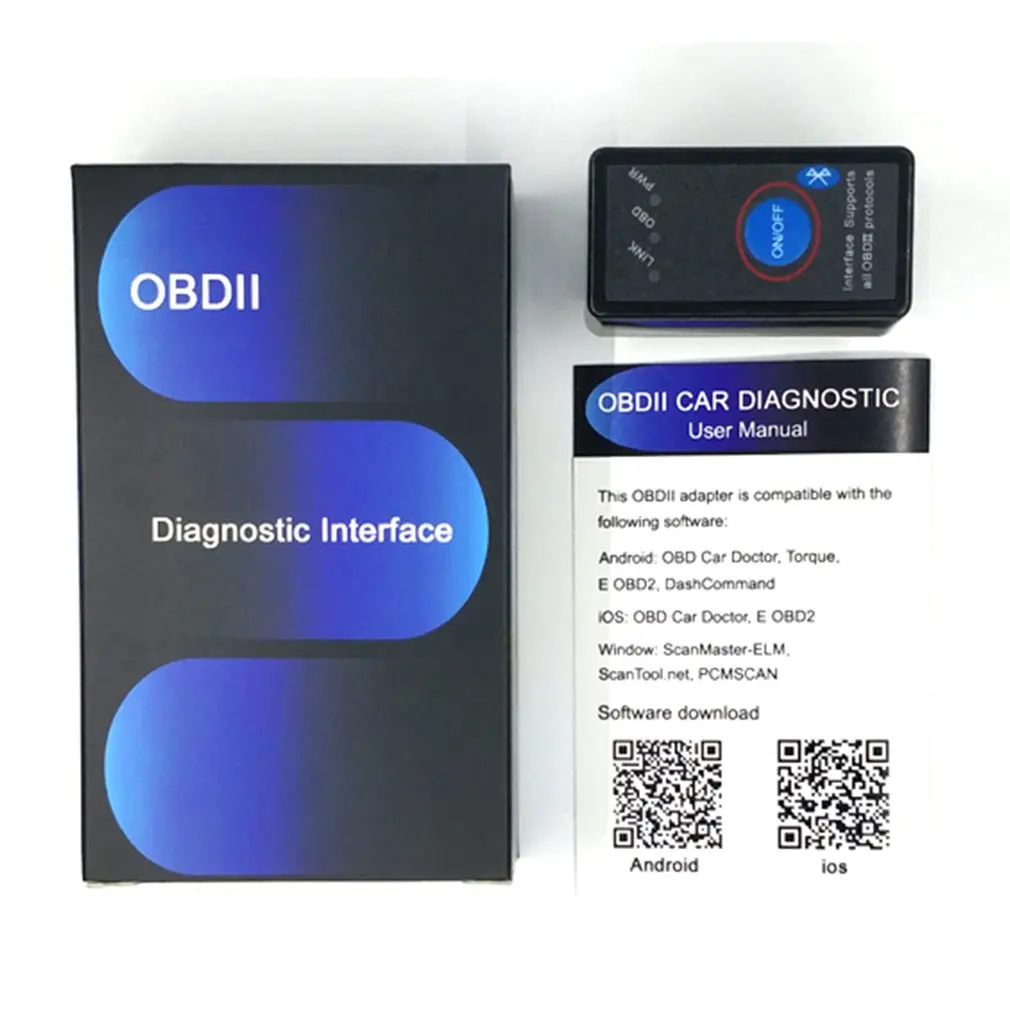 

Switch ELM327 WiFi OBD-II Car Diagnostics Tool OBD2 OBD ELM 327 Code Reader for IOS/ for Android/PC Wifi Connection