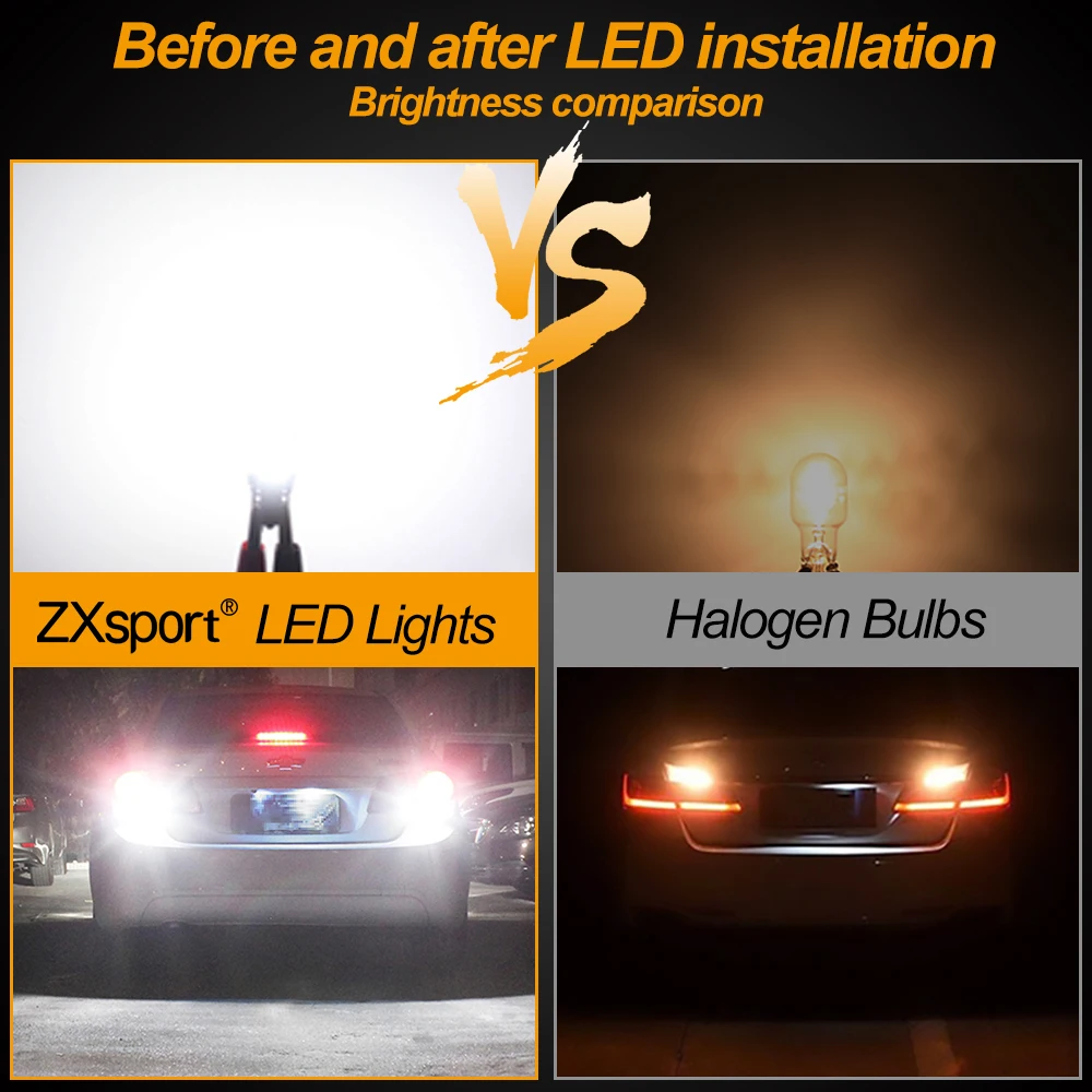 LED 921 912 T15  ĵ,  IS250, RX350, IS350, GS350, ES350, GS300, LX570   , 2X, 2000LM, W16W, 6500K