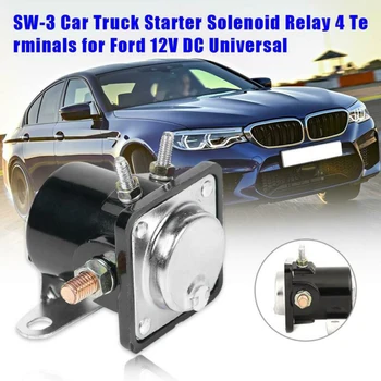 

4 Terminal Starter Solenoid Relay For Ford 12V Universal 80 * 35 * 30mm 1pc Heavy Duty Truck