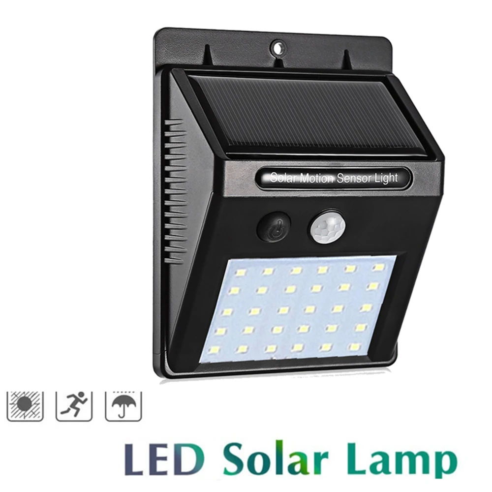 

1-4pcs LED Solar Power Wireless PIR Motion Sensor Wall Light 30 LEDs Waterproof Outdoor Home Garden Street Yard Security lamp en