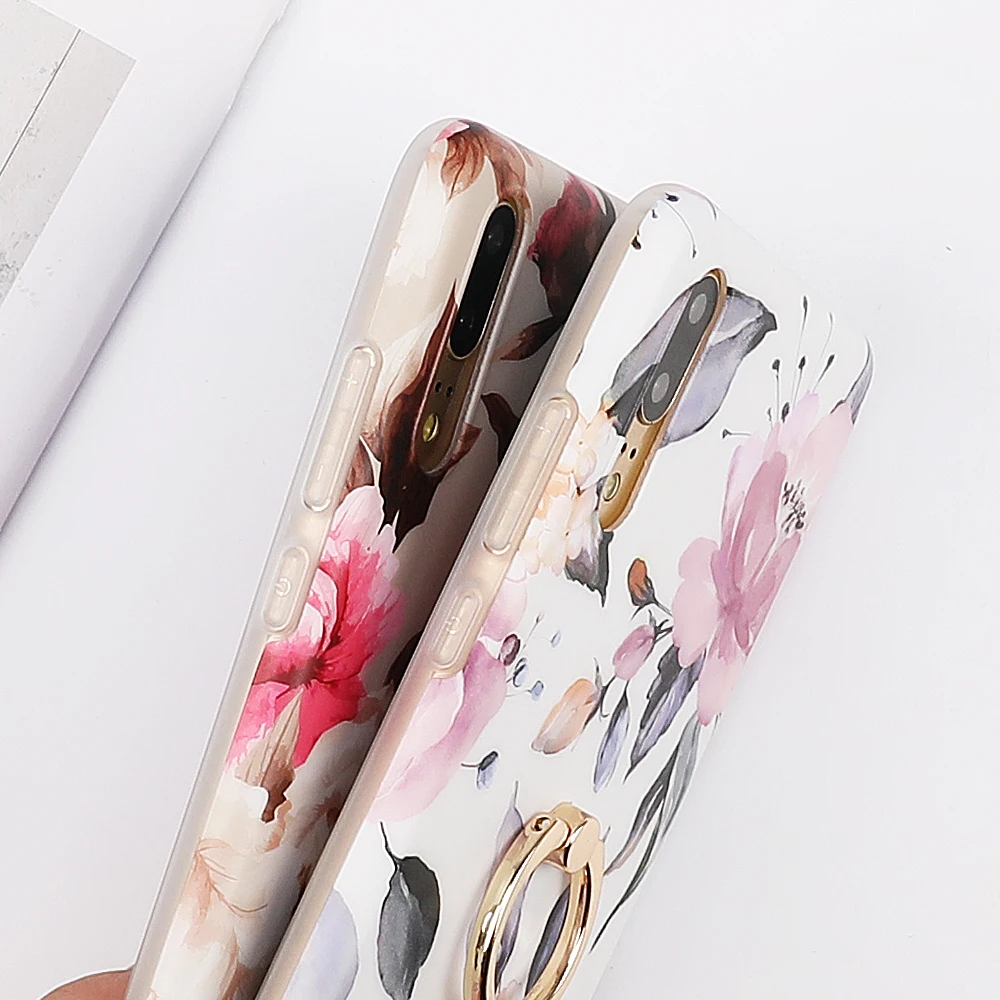 LOVECOM винтажный цветочный чехол для телефона huawei P30 P20 Pro Lite mate 30 20 Pro Lite роскошный мягкий IMD чехол для телефона