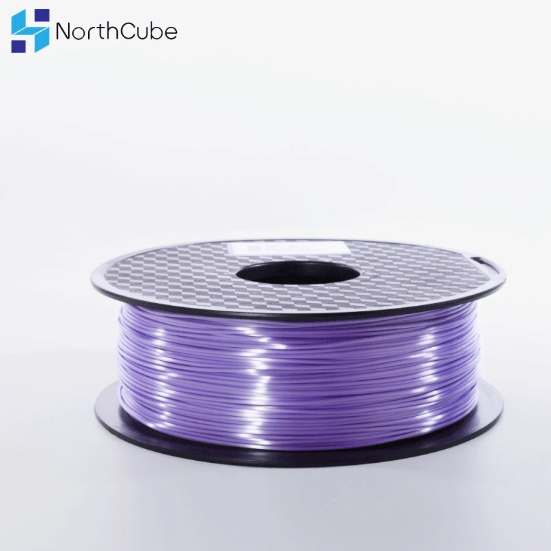 NorthCube 3D печать шелк PLA нить 3d принтер нить 1,75 мм 1 кг шелк как серия лавандовый цвет нити