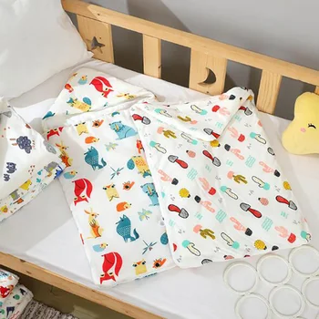 

Newborn Wrap Baby Hooded Blanket Cotton Wrap Stroller Swaddle Blankets Cartoon Printing Multifunction cotton