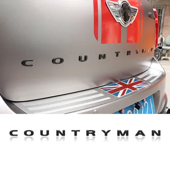 

3D Metal Letters Stickers Rear Trunk Logo Emblems Car Words Sticker for BMW Mini Cooper Countryman R60 F60 Accessories
