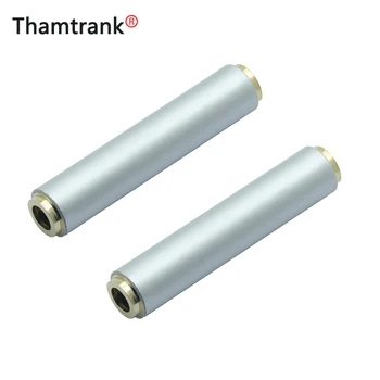 

10pcs New Design Metal Case 3.5mm Female Jack to Jack Extended Audio Connector 3.5 Jack Earphone DIY Straight Adapter 3 colors