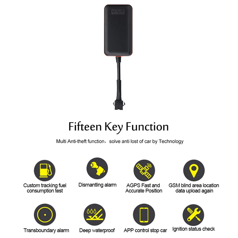 

Mini GPS Tracker Car Waterproof GPS GSM Locator Auto Car Tracker Device Vehicle Power Vibration Alarm Auto Car GPS Tracker