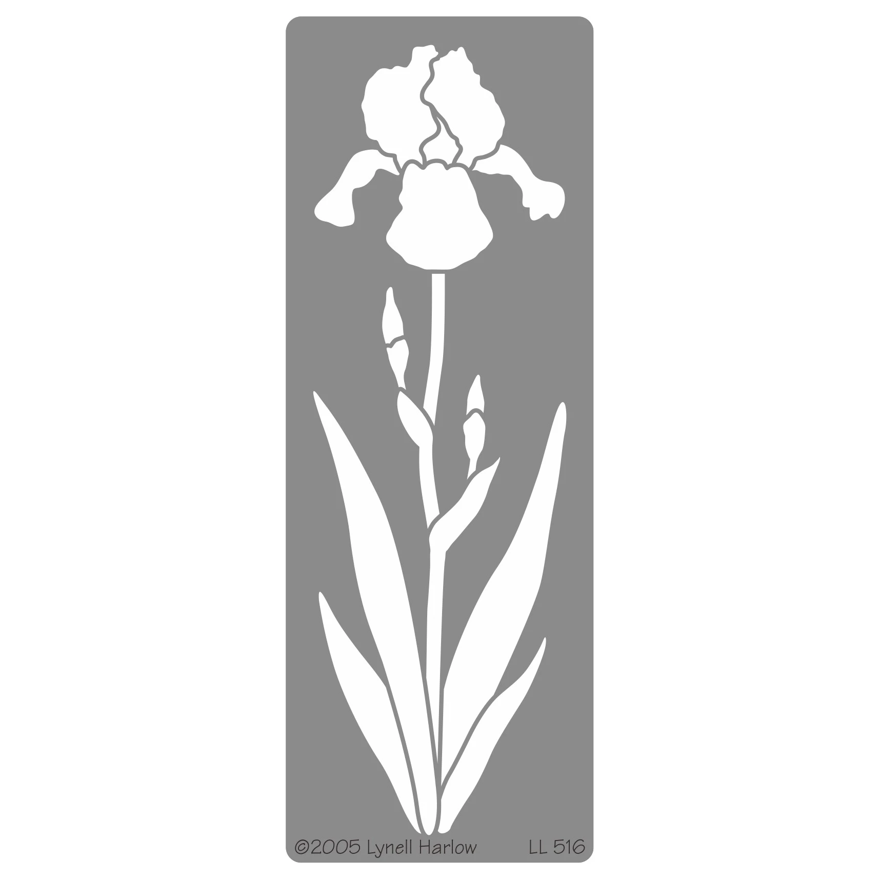 

Embossing Dreamweaver Stencils LL 516 Bearded Iris