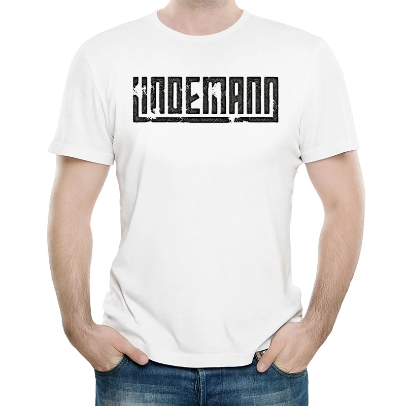 3 Till Lindemann футболка белого цвета мужская одежда короткий рукав до Lindemann логотип футболка Майки футболки Мода Группа Футболка - Цвет: 3
