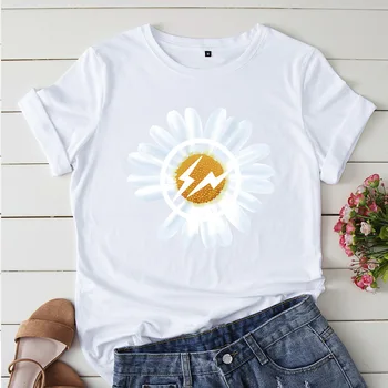 

2019 New Ladies Casual Short Sleeve Exquisite Comfortable Fashion T-Shirt