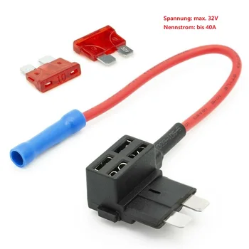

High Quality Car Circuit Fuse Holder TAP Adapter Auto Blade Holder Micro Mini Blade Fuse 32V Car Accessories Universal Car Fuse