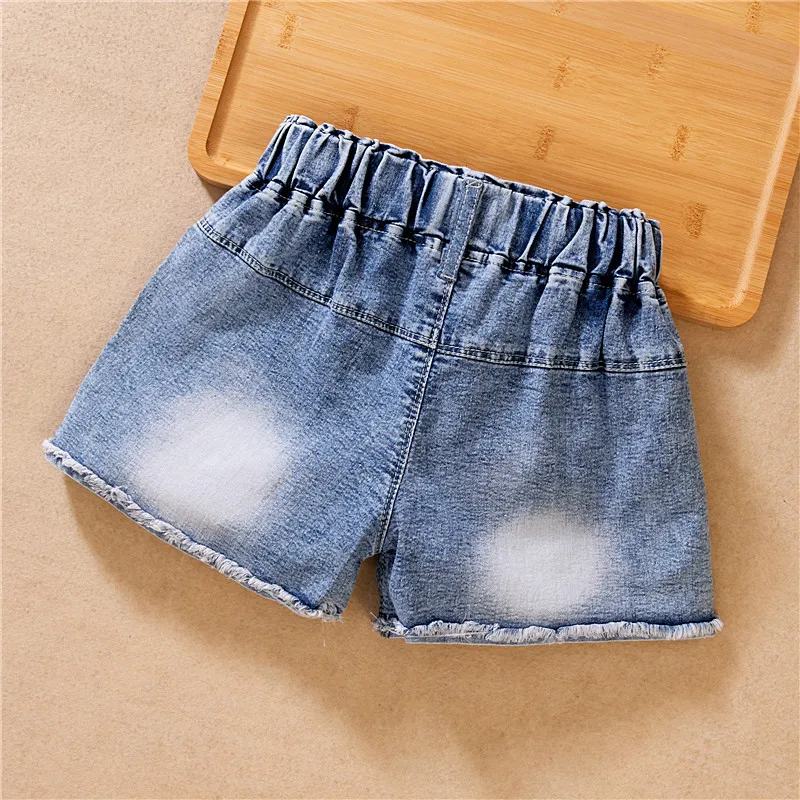 Kids Shorts Kids Trousers Fashion Girls Denim Pants Shorts 4-13 Years